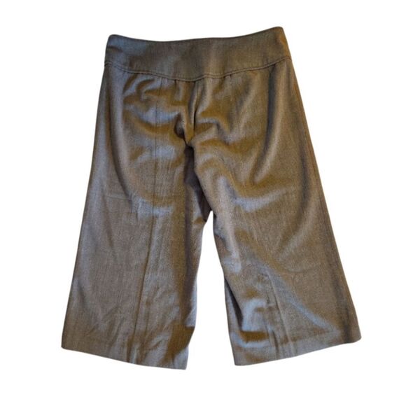 Lane Bryant Y2K Brown Sailor Front High Rise Wide Leg Capri Pants Plussize 14 - Picture 9 of 14